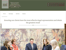 Tablet Screenshot of mmd-law.com